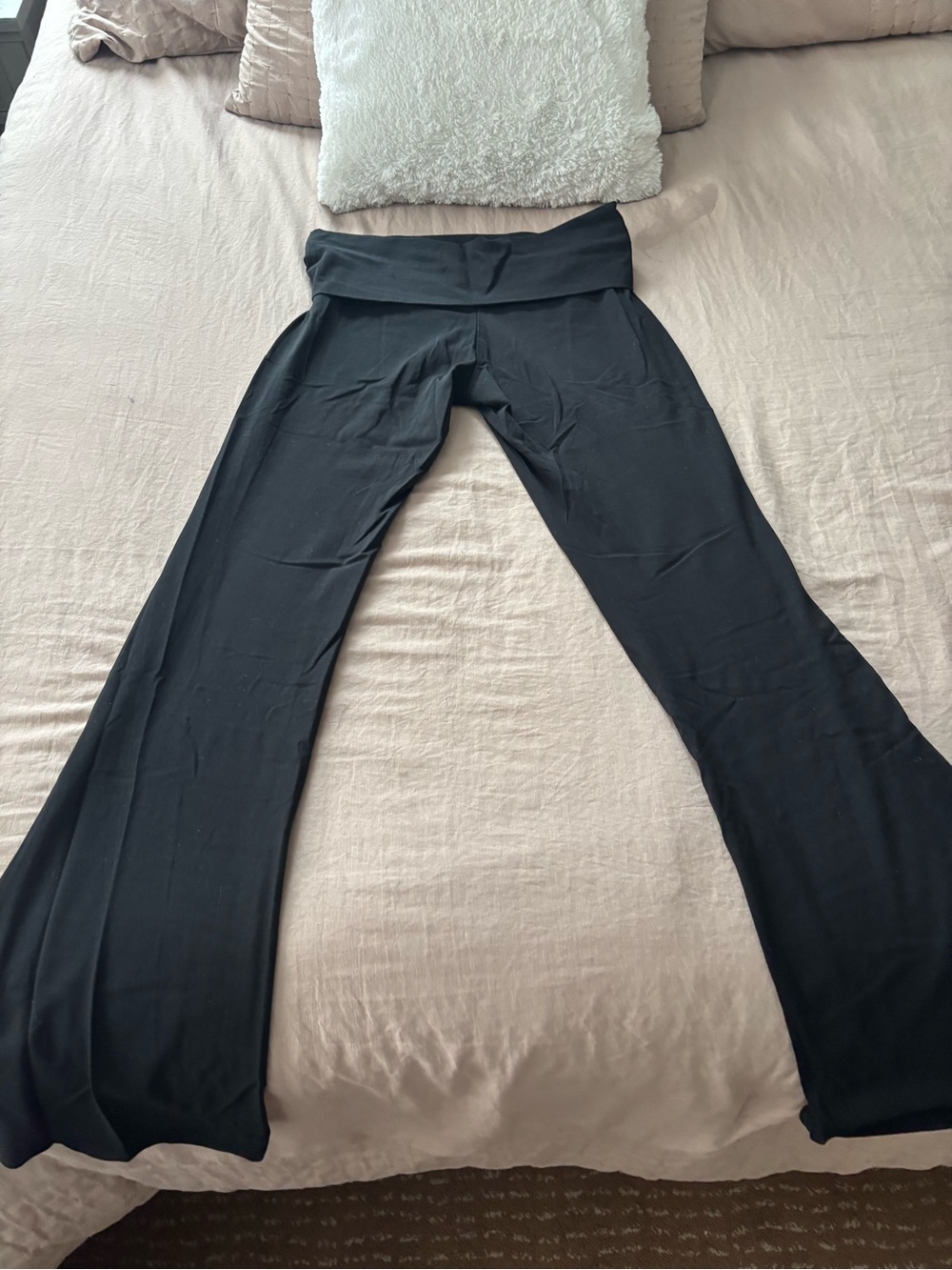 Arden B Black Wide-Leg Yoga Pants